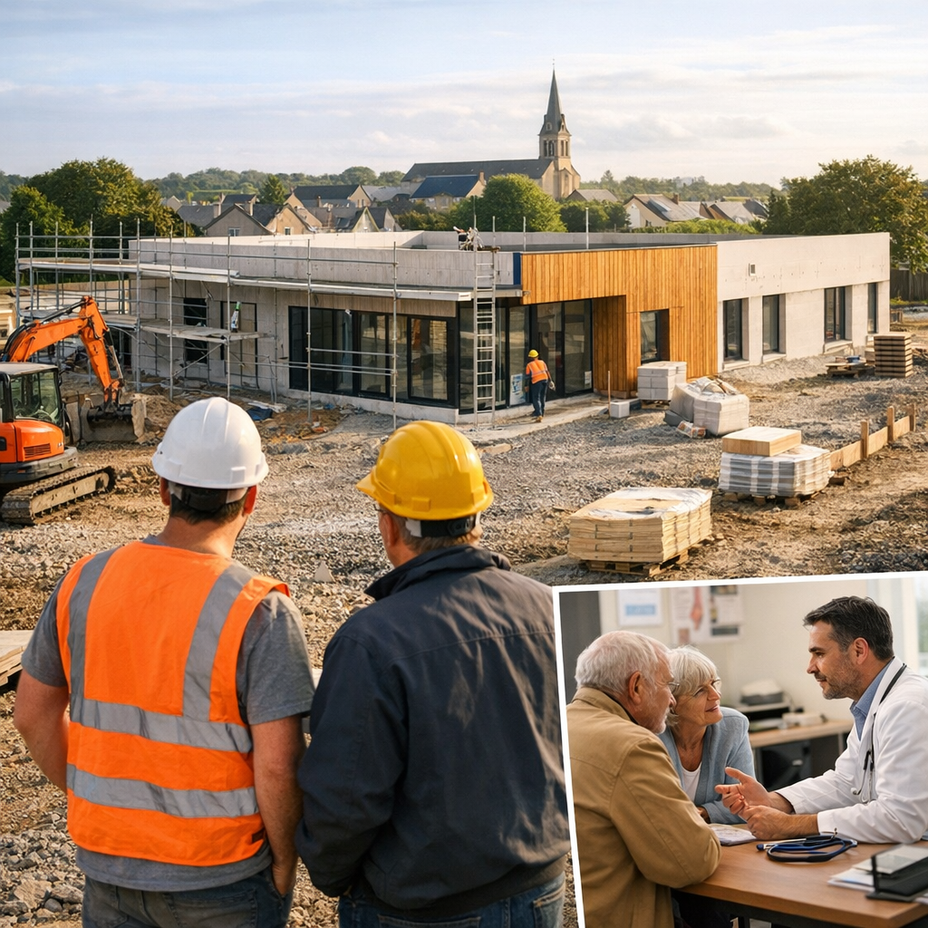 Maison médicale de Bréhal&nbsp;: chantier, calendrier et accès aux soins dans le Granvillais