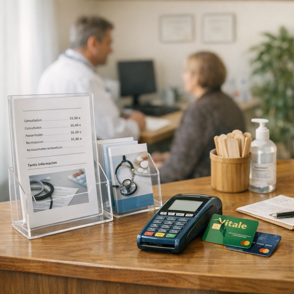 Tarifs, remboursement et informations pratiques au cabinet médical