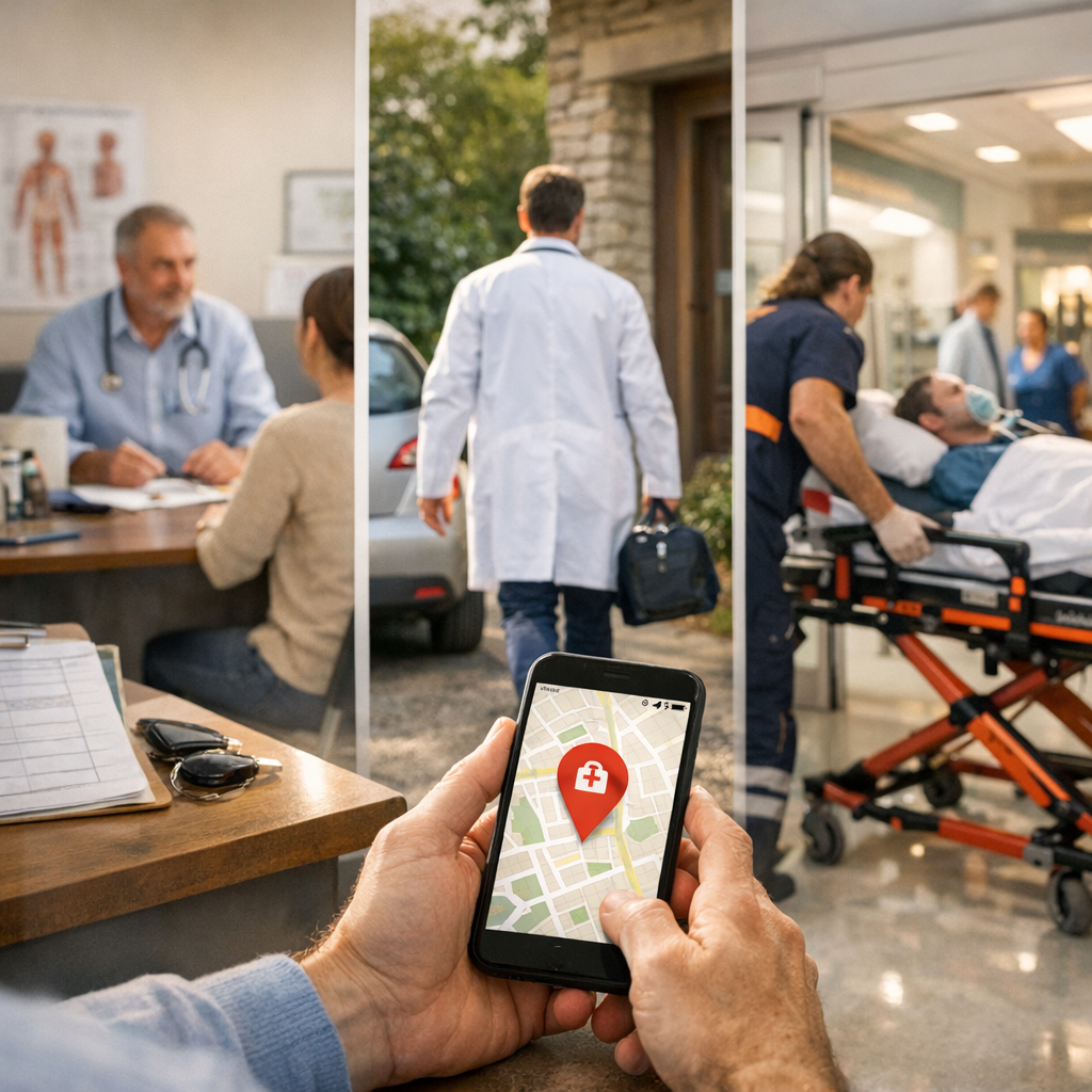 Sans rendez-vous, médecin de garde et urgence : les bons réflexes