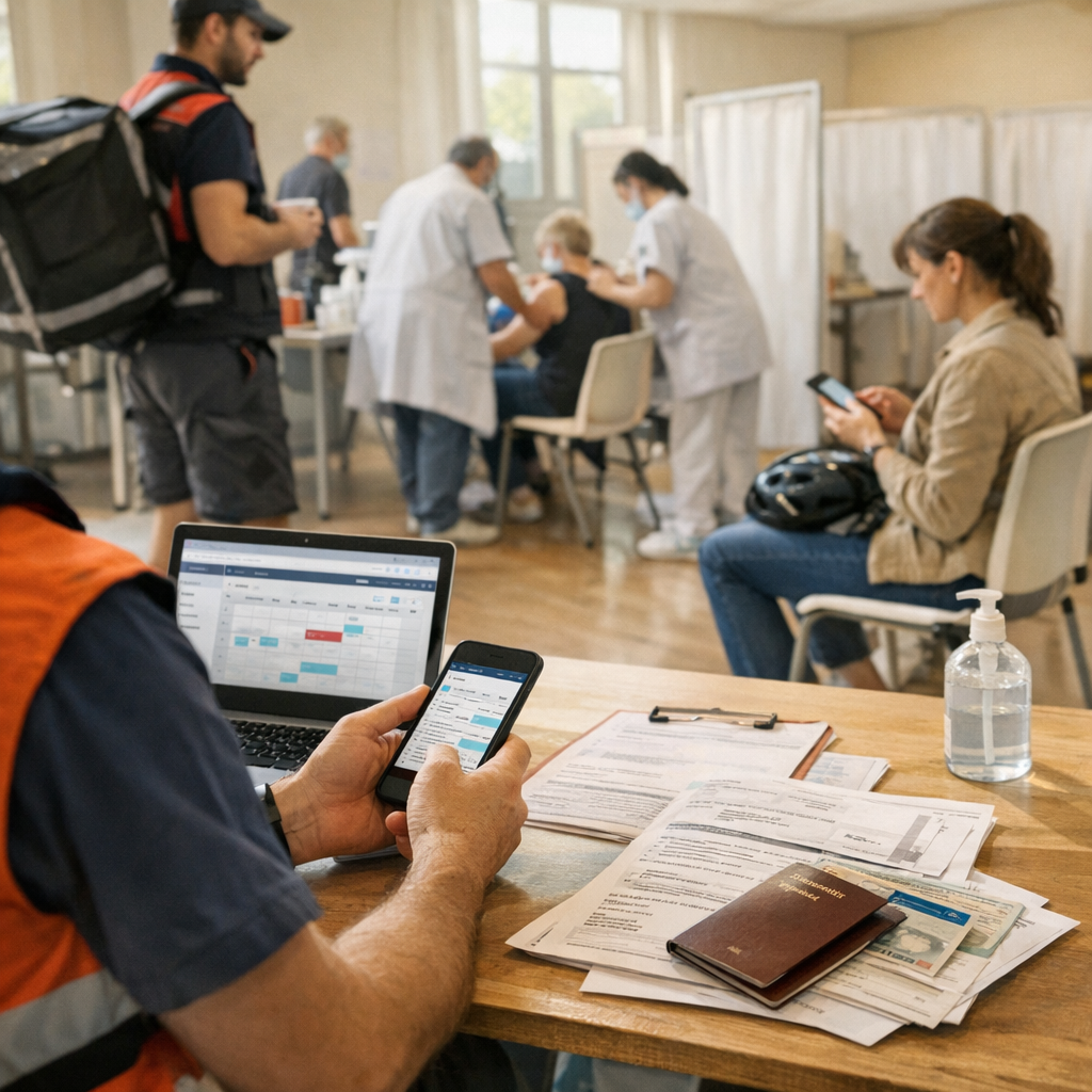 Prendre rendez-vous et préparer ses documents sans perdre une tournée