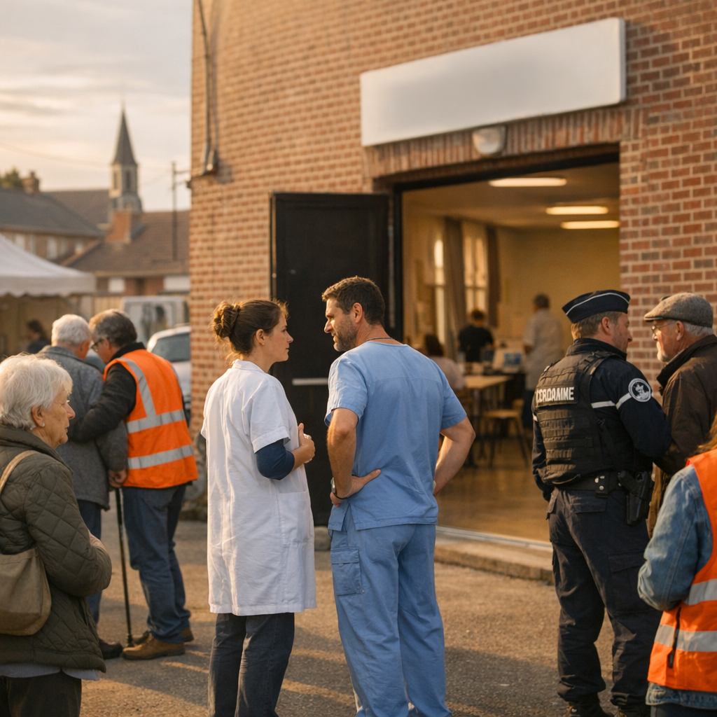 Ils ont fait vivre le centre : ville, soignants et bénévoles autour de la salle