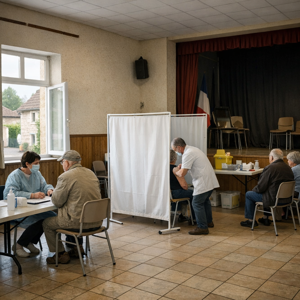 Le Centre de Vaccination d’Oisemont : Salle, Covid, lieux actifs