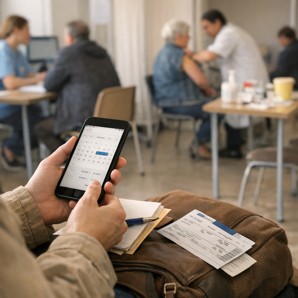 Prenez rendez-vous en ligne, puis gardez un plan B