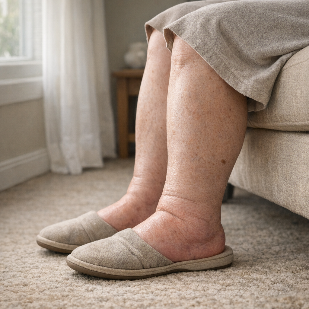 Comment réagir devant des Chevilles enflées chez une personne âgée