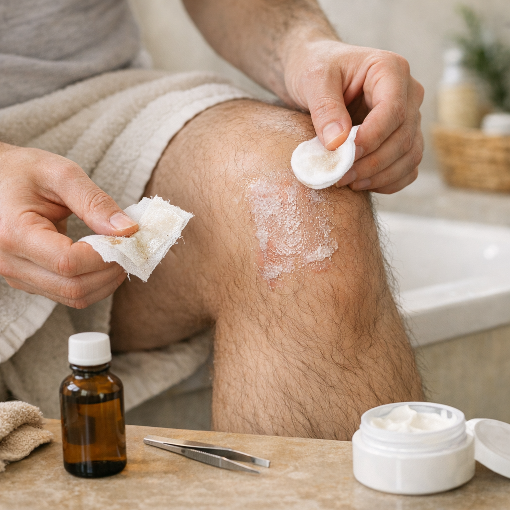 Colle de pansement, sparadrap ou strapping : les bons réflexes après retrait