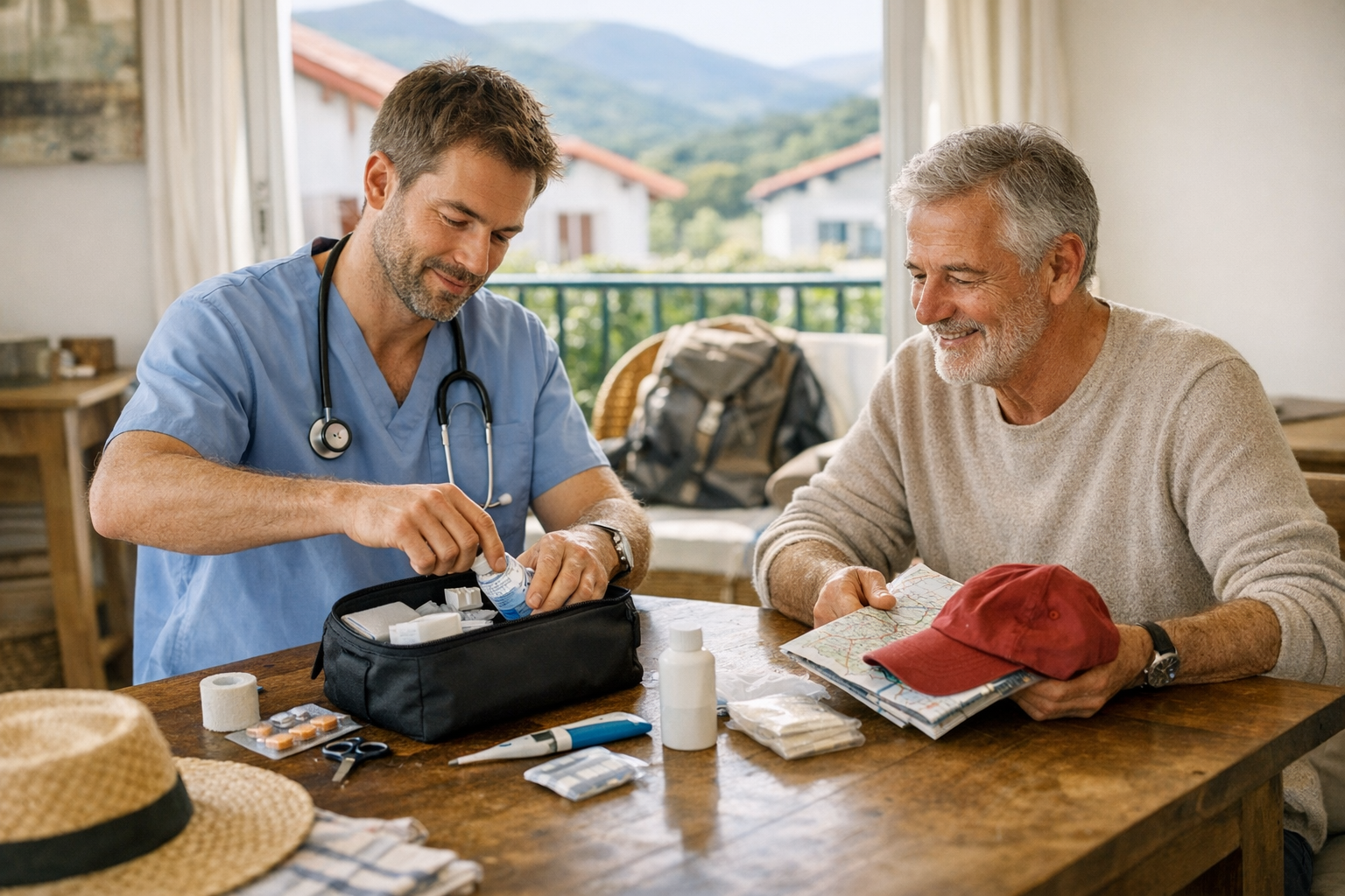 Convalescence à domicile et escapade basque bien préparée