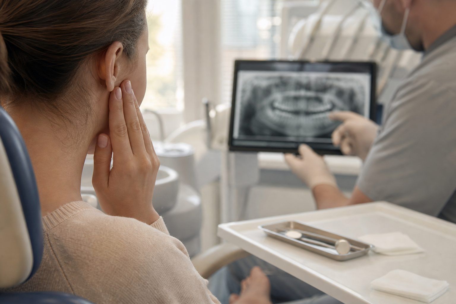 Douleur qui augmente : reconnaître une alvéolite ou une infection après extraction