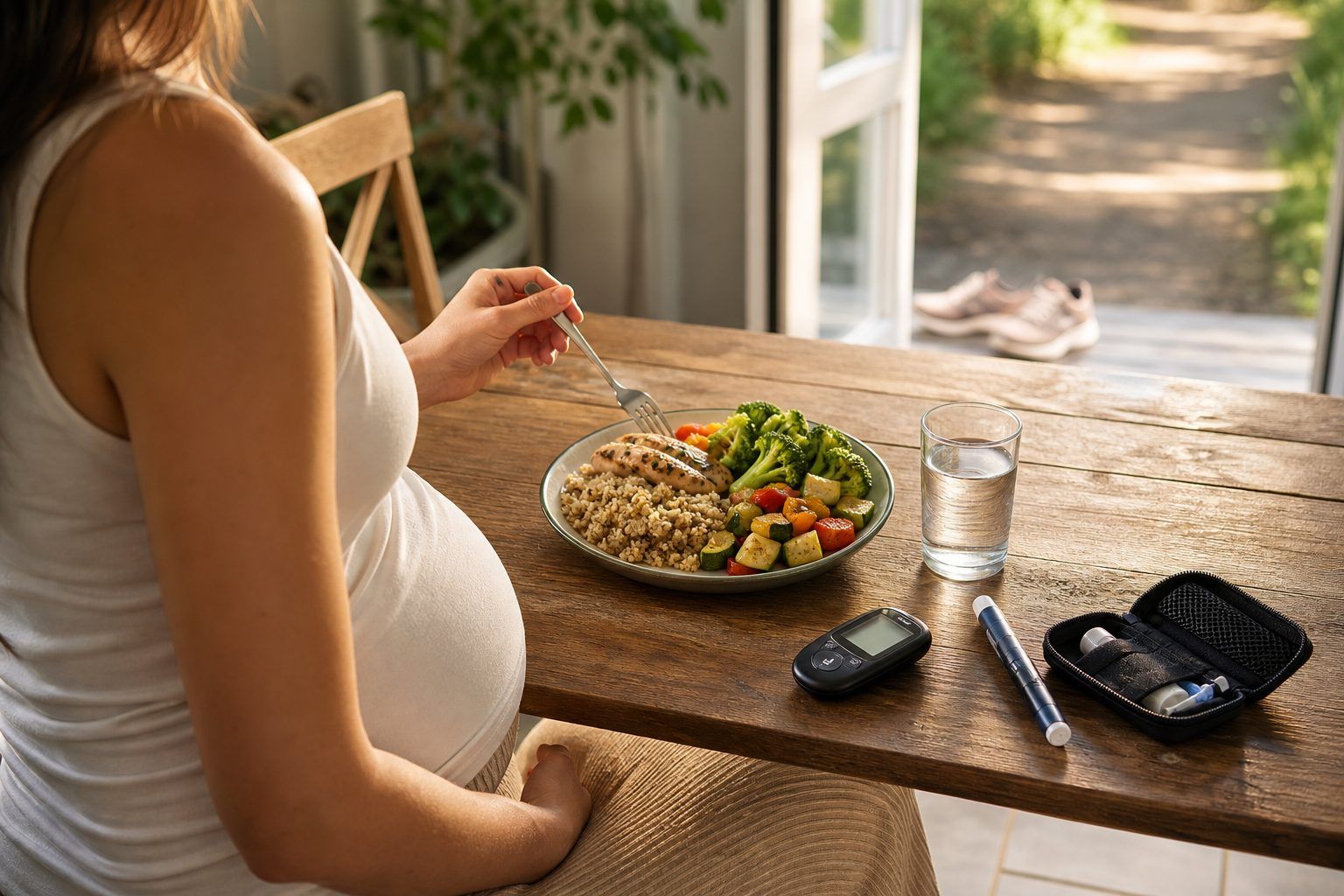 Traitement du diabète gestationnel&nbsp;: repas, mouvement et insuline si nécessaire