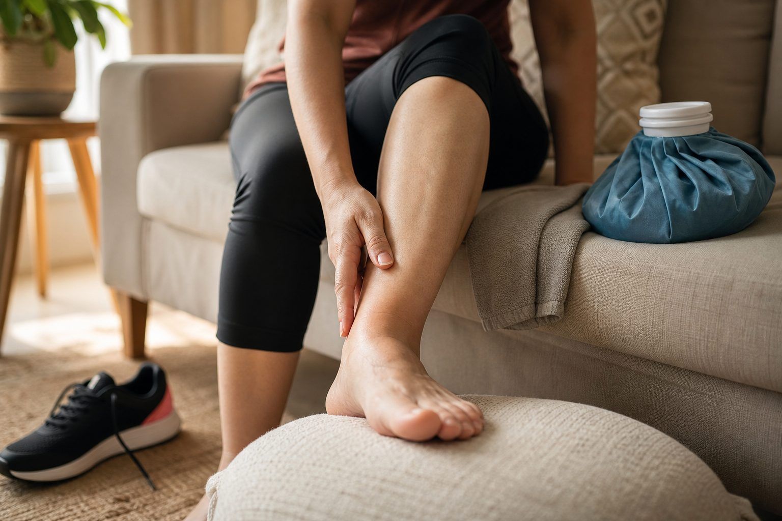 Comment soulager une douleur au coup de pied sans masquer une blessure