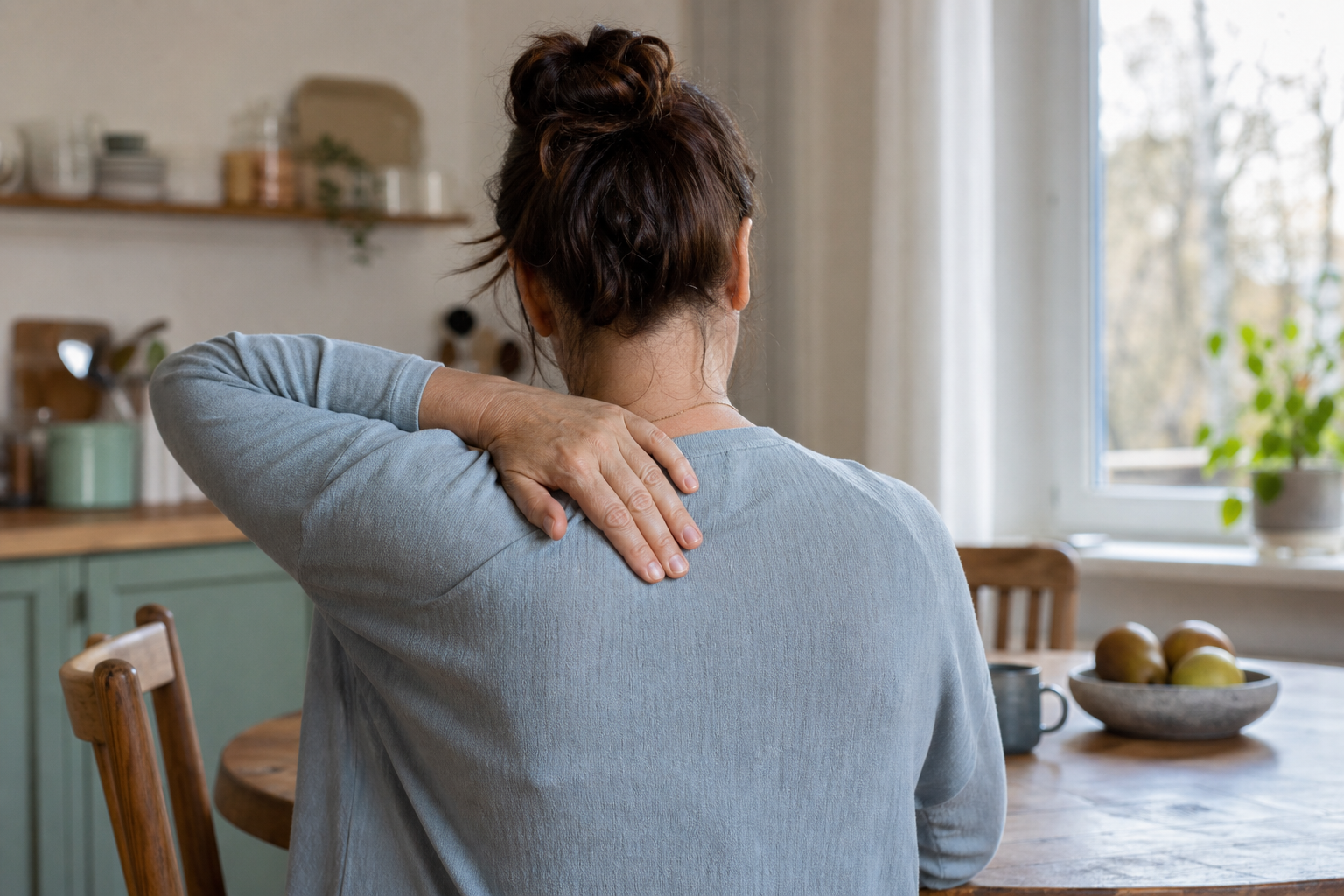 La douleur dorsale à l’omoplate : causes et gestes prudents