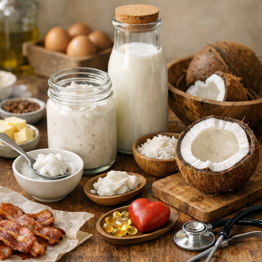 Les graisses saturées et leur impact sur le cholestérol : ce que dit le matériau disponible, sans marketing “superalimen