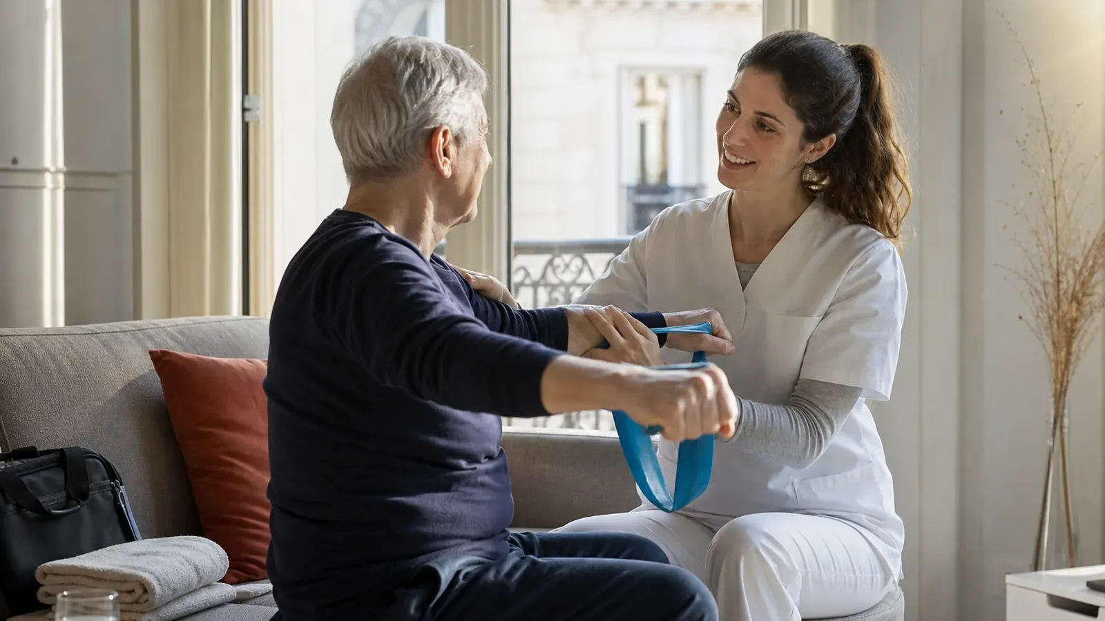 Le kiné à domicile : prise en charge, remboursement et déroulé des séances