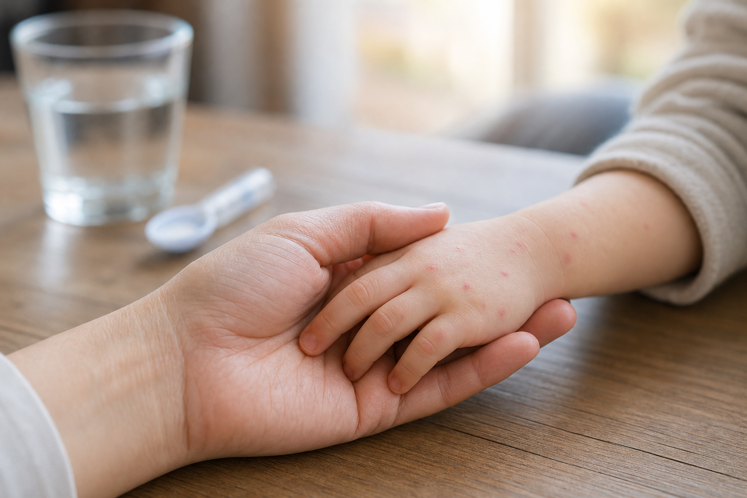 La maladie mains-pieds-bouche se soigne surtout par le confort