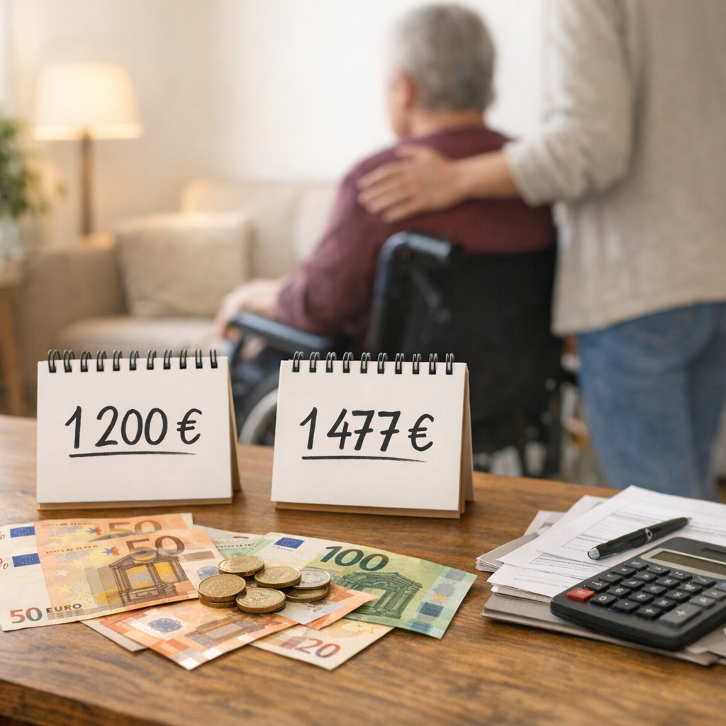 Pourquoi certaines pages annoncent environ 1 200 €, d’autres 1 477 €, et comment savoir quel plafond correspond réelleme