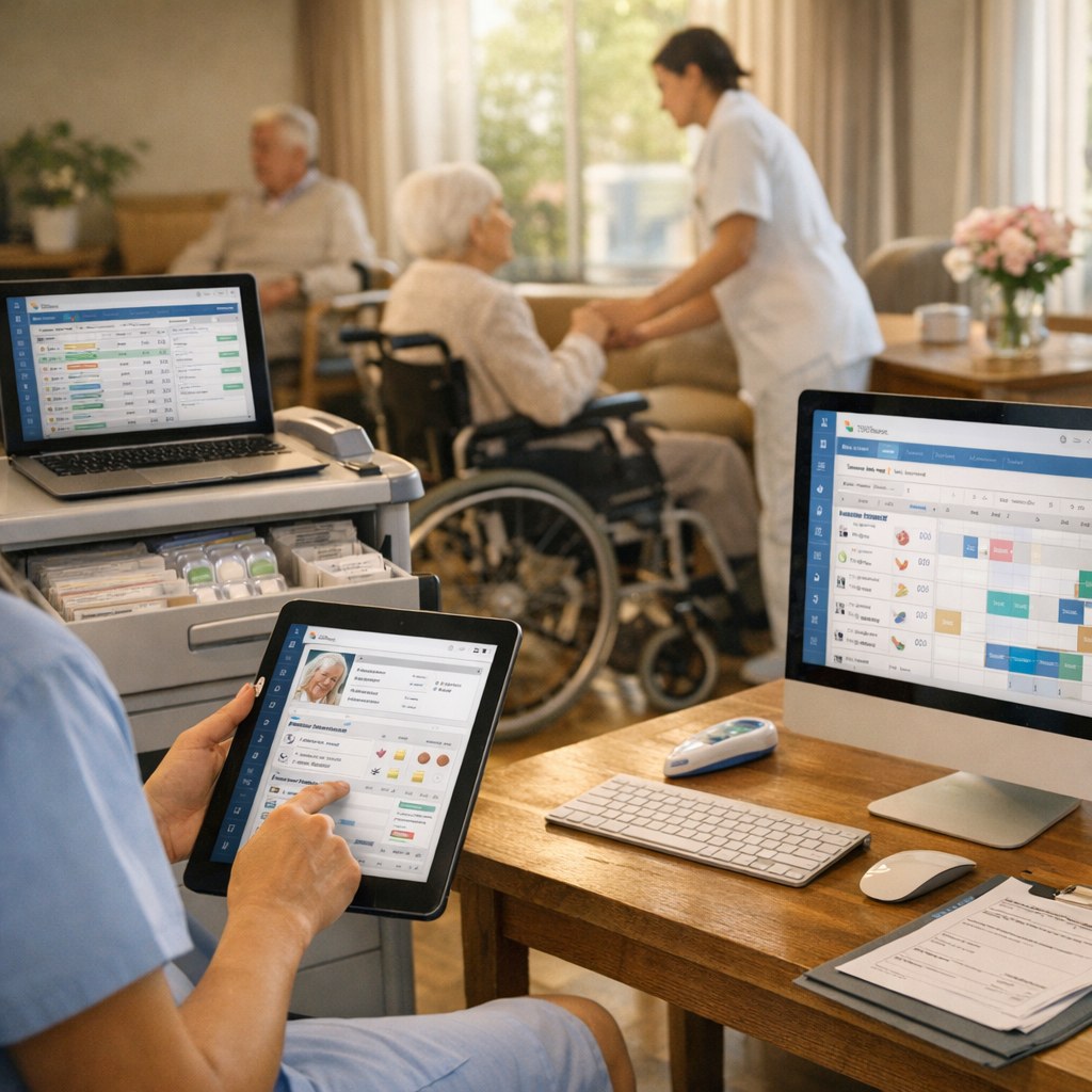 Fonctionnalités du logiciel DUI NETSoins pour les soins en EHPAD