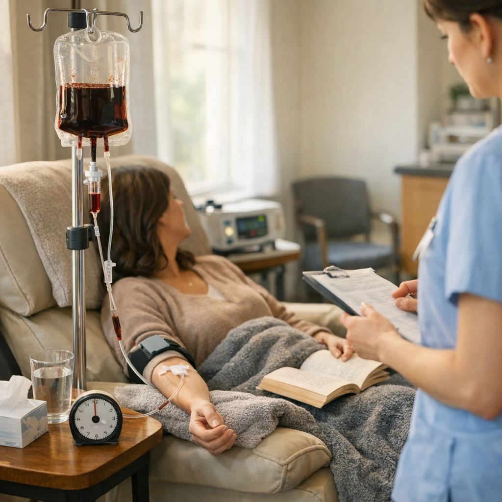 Comment se déroule une perfusion de fer, combien de temps cela dure et à quoi s'attendre ensuite ?