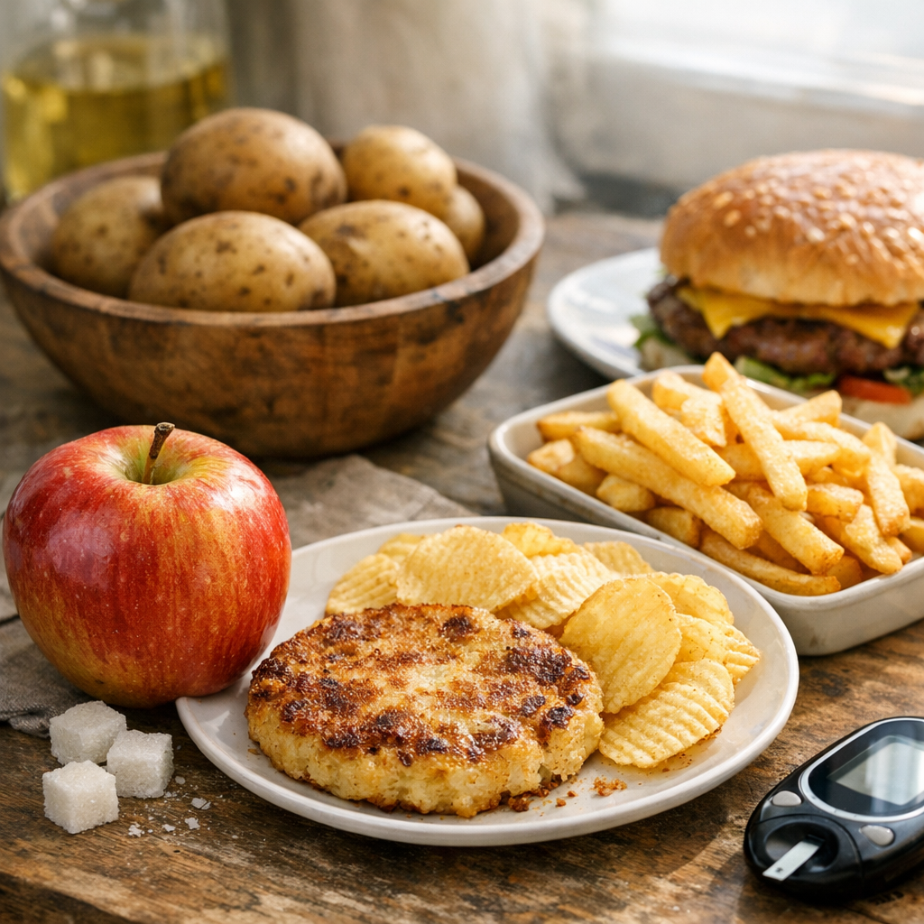 Pomme, galette, frites, pomme de terre : ce qui augmente vraiment le risque ou le déséquilibre