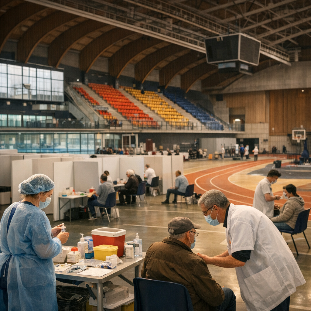 René-Tys, du centre Covid au complexe sportif de Reims