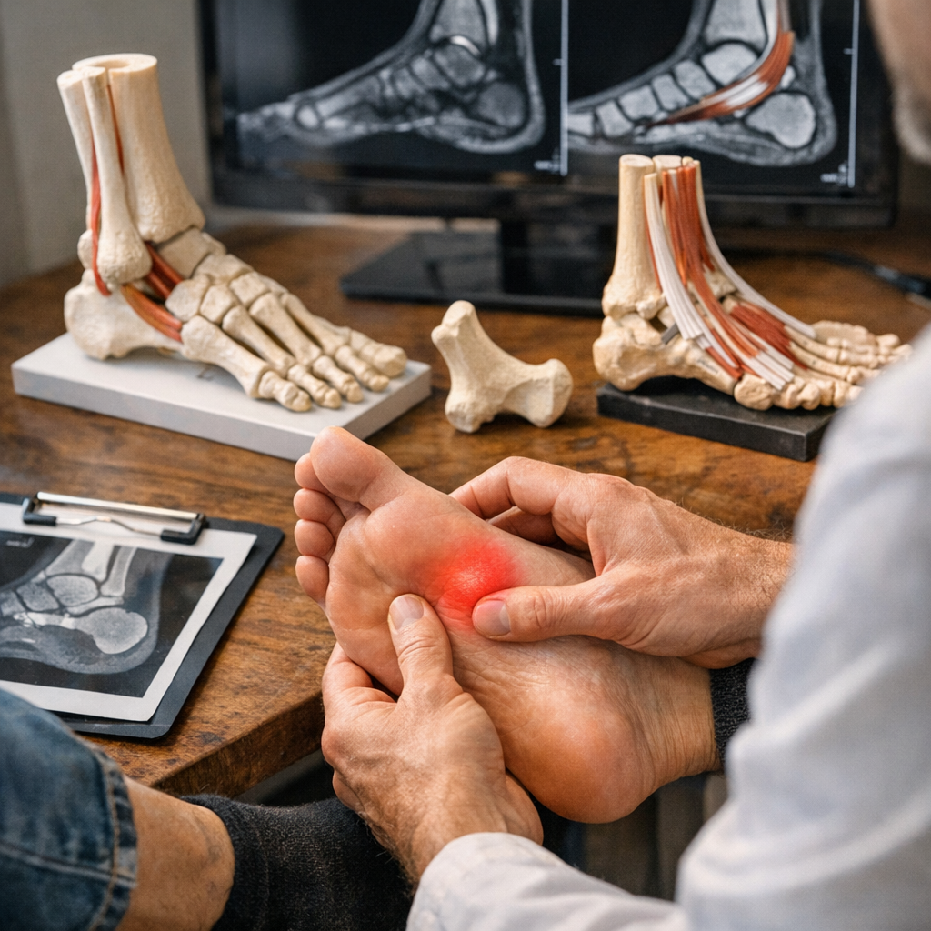 Tableau de terrain&nbsp;: naviculaire douloureux, tendinite du tibial postérieur ou os accessoire&nbsp;?