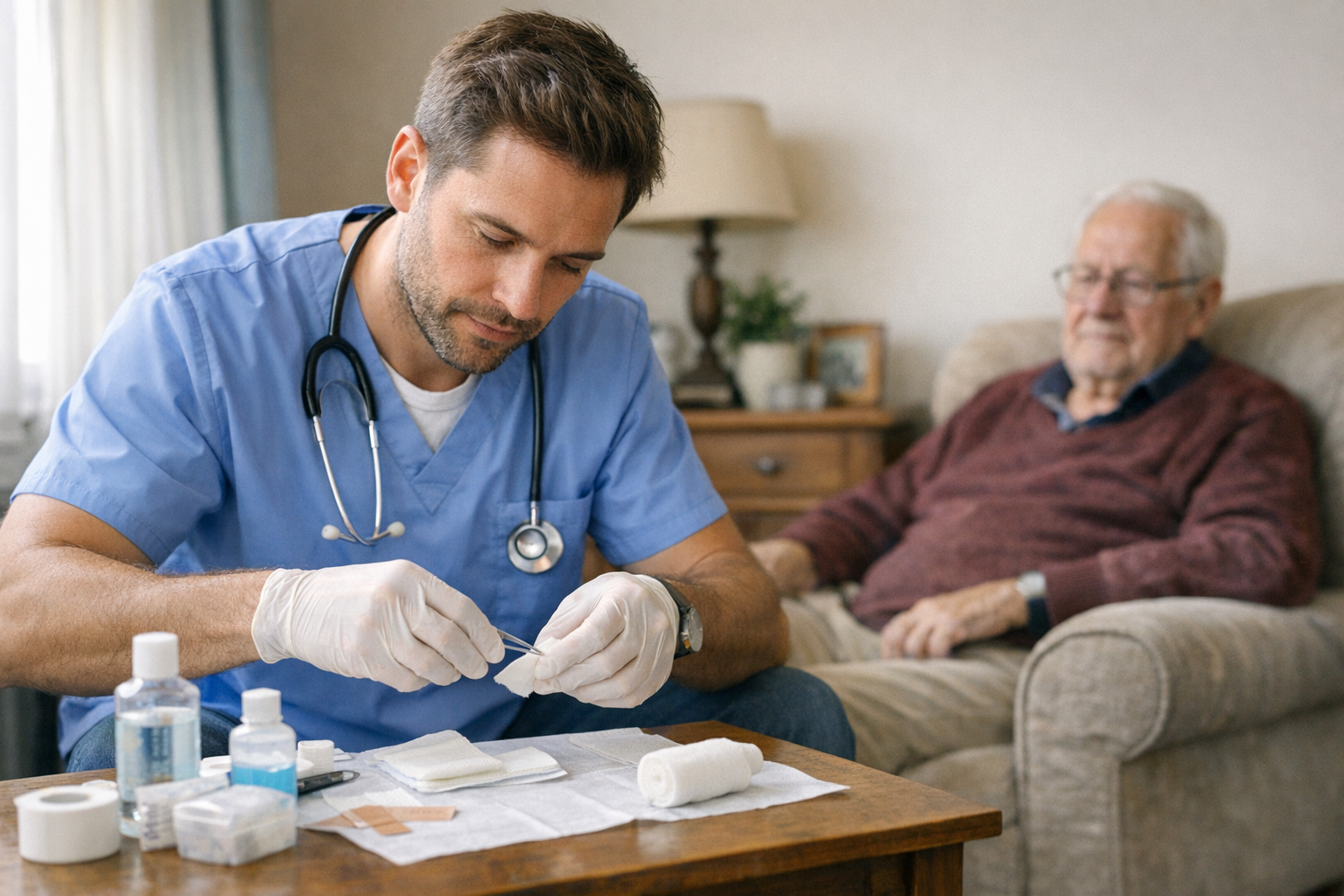 Soins infirmiers à domicile : bien préparer son retour