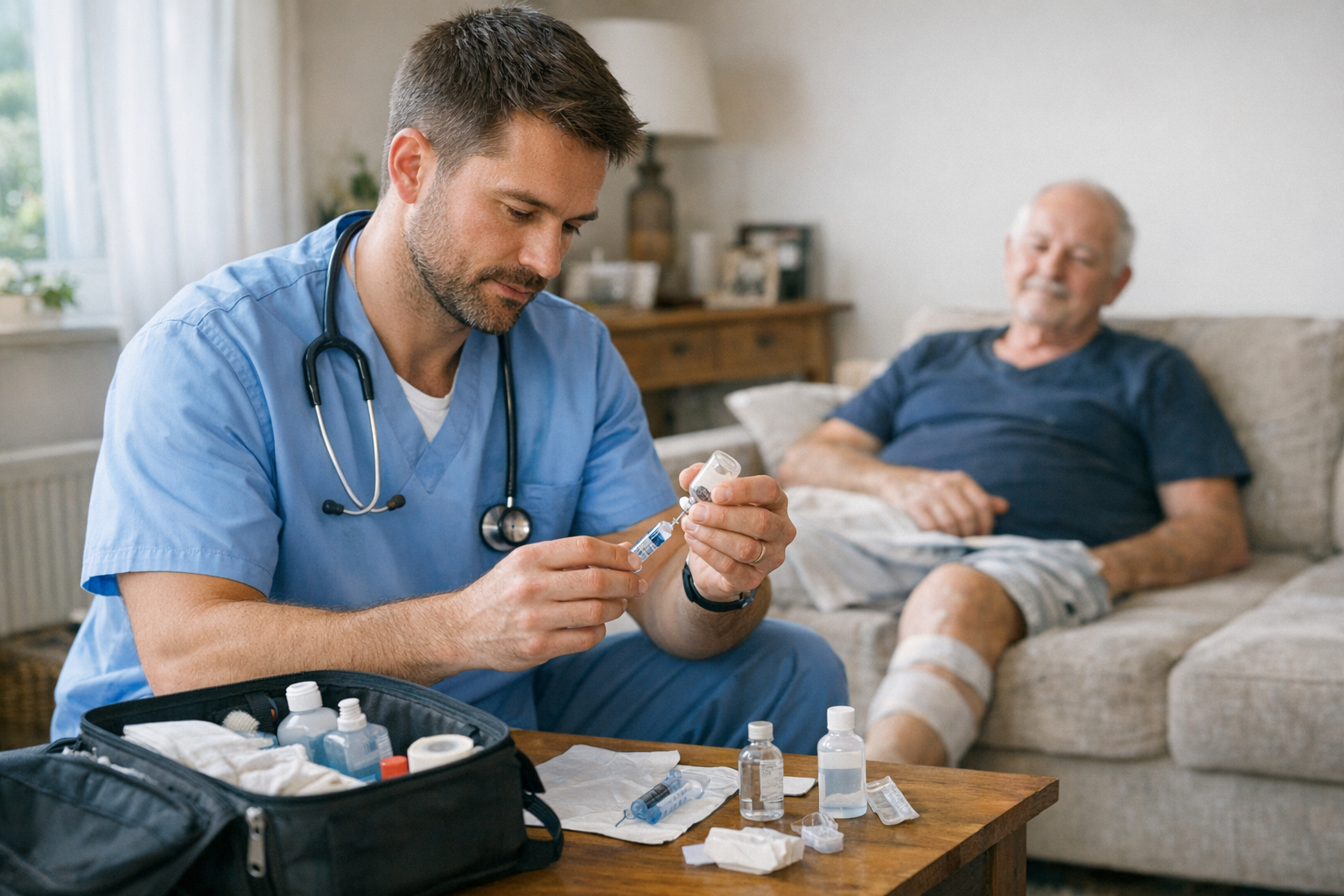 Soins infirmiers à domicile : préparer chaque visite