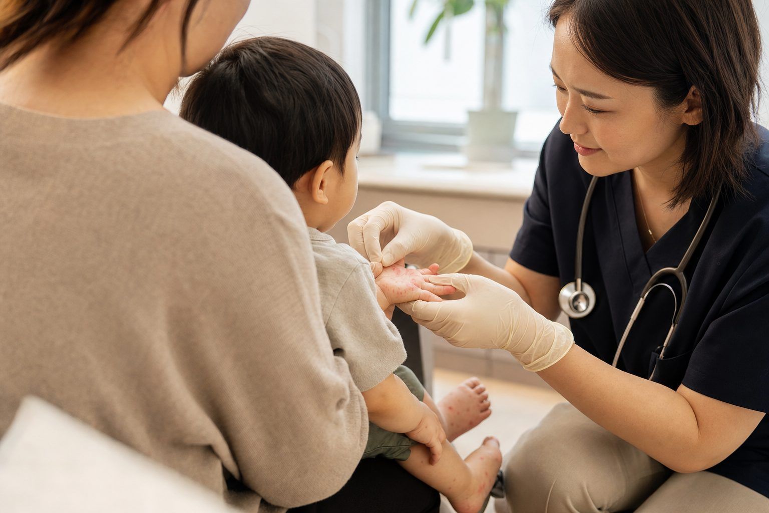 Quand consulter pour une maladie pieds-mains-bouche ?