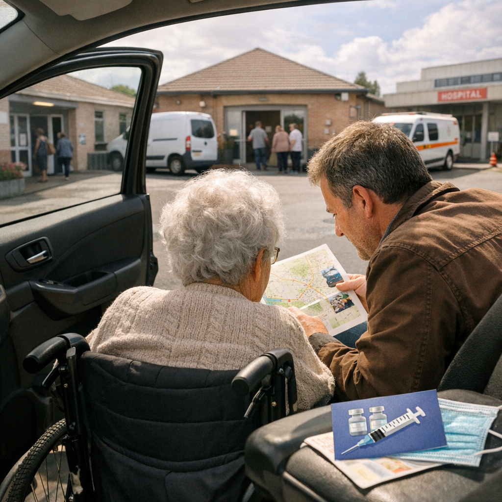 Parcours patient depuis Auchel&nbsp;: choisir le lieu selon mobilité, fatigue et délai