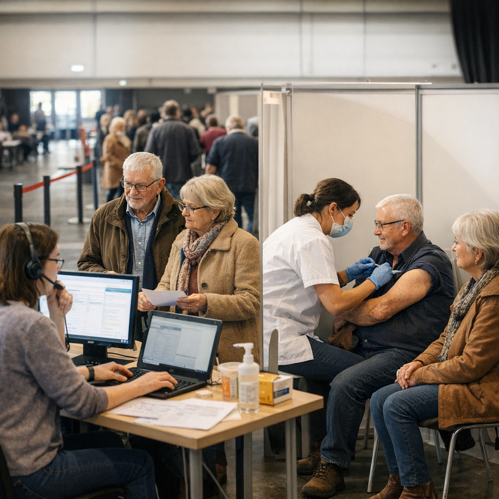 Présentation vaccination&nbsp;: le trajet patient, de l'appel à la surveillance
